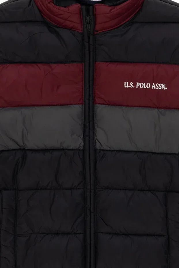 Детское пальто для мальчиков с длинным рукавом U.S. Polo Assn., Black — фото 3