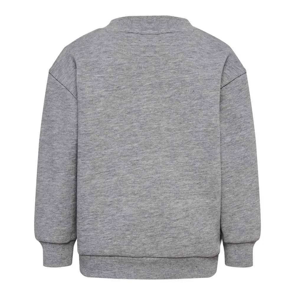 Детский свитшот с принтом Mini Loose Bee Hummel, Grey — фото 2