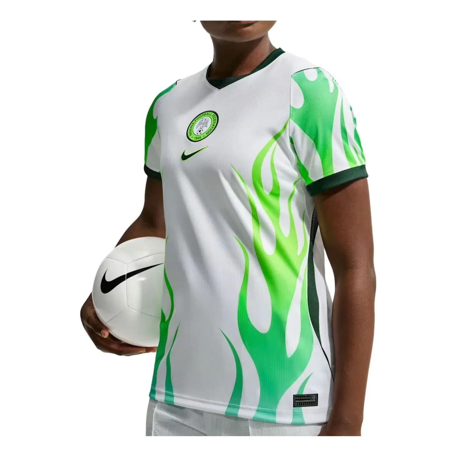 Женская футболка Nike Nigeria 2026 Stadium Away Dri-FIT Replica Jersey, белый