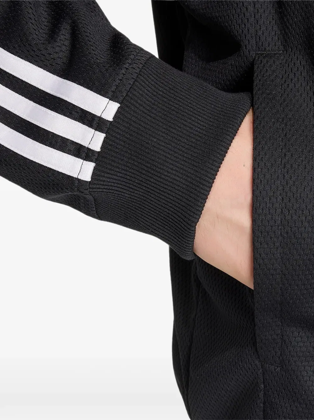 Куртка Adicolor SST с боковыми полосками adidas, черный — фото 4