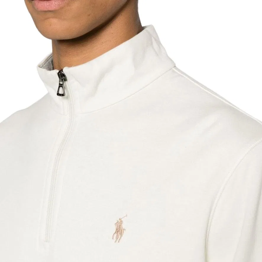 Мужской свитшот на осень и весну Cream Polo Ralph Lauren — фото 4
