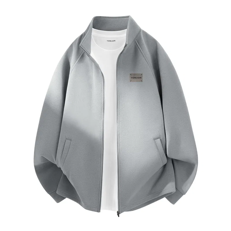 Детская куртка с воротником-стойкой Tonlion, Light Grey