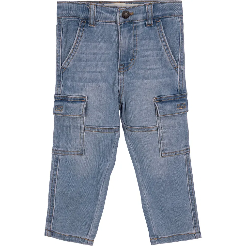 Детские карго-брюки для мальчиков с зауженным силуэтом Levi's, Blue