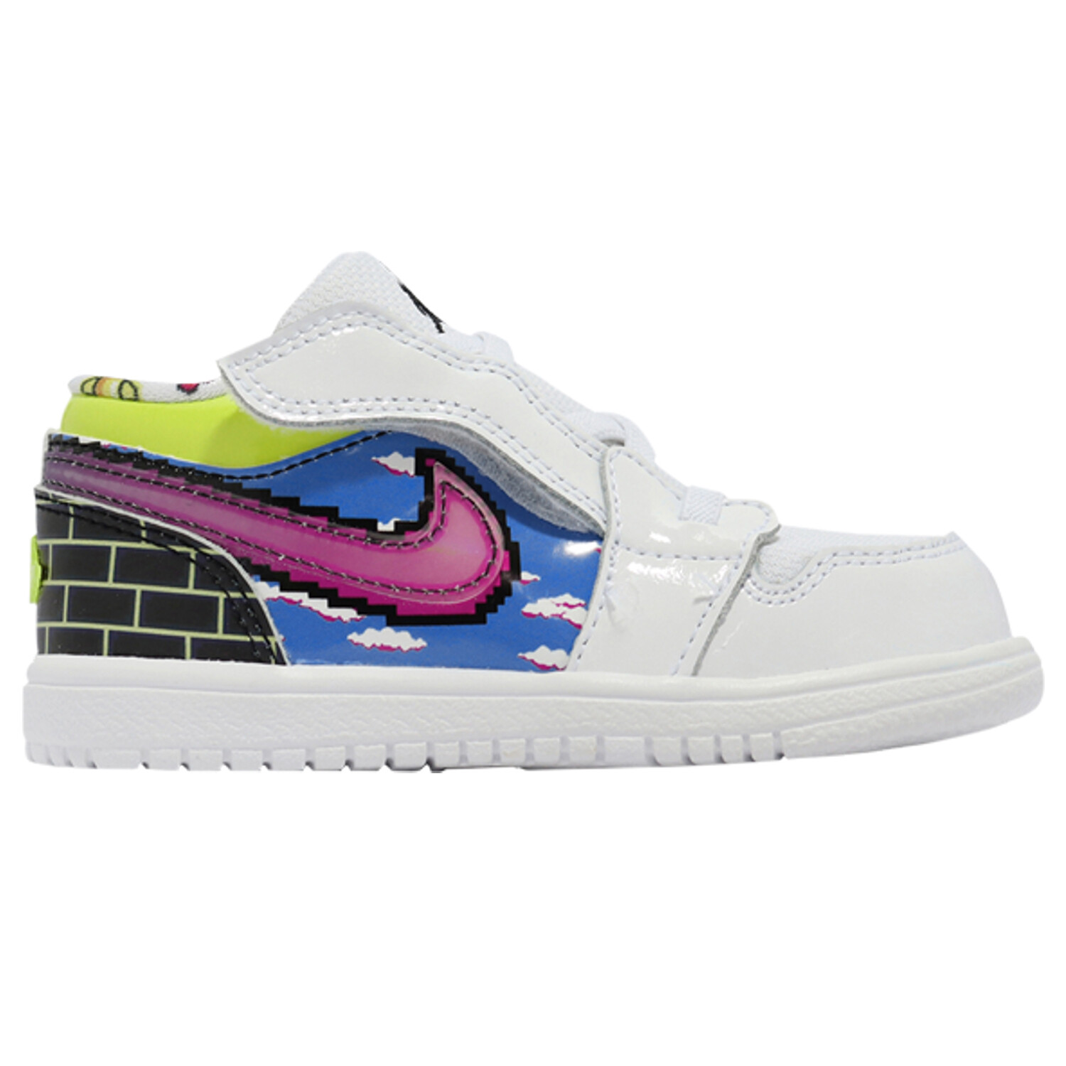 

Кроссовки Air Jordan 1 Low ALT TD 'Old School Gaming', Белый