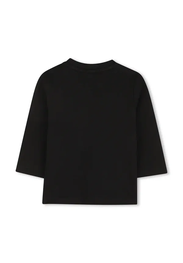 Топ с длинными рукавами Boss Kidswear, черный — фото 2