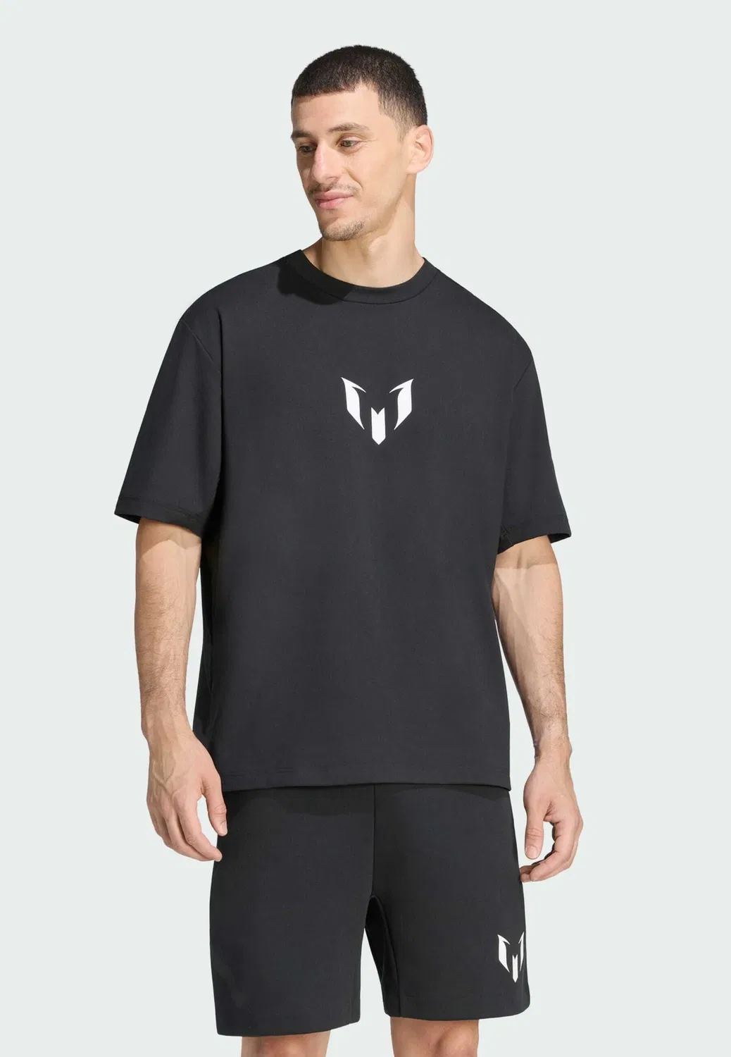 Футболка Messi zne - спортивная футболка Adidas Performance, Black — фото 2