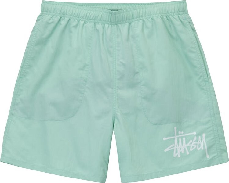 

Шорты Stussy Big Basic Water Short 'Mint', зеленый
