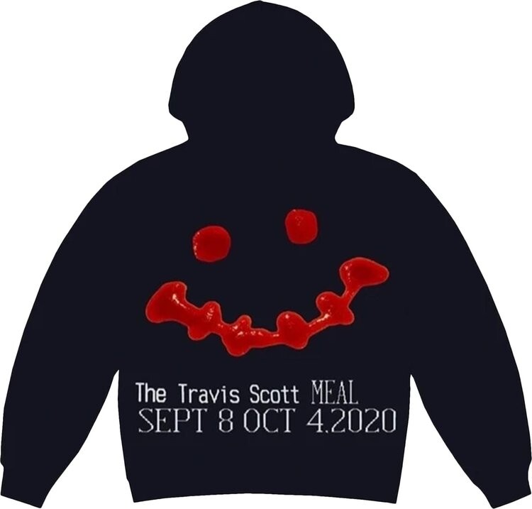 

Худи Cactus Jack by Travis Scott x Cactus Plant Flea Market Ketchup Hoodie 'Black', черный