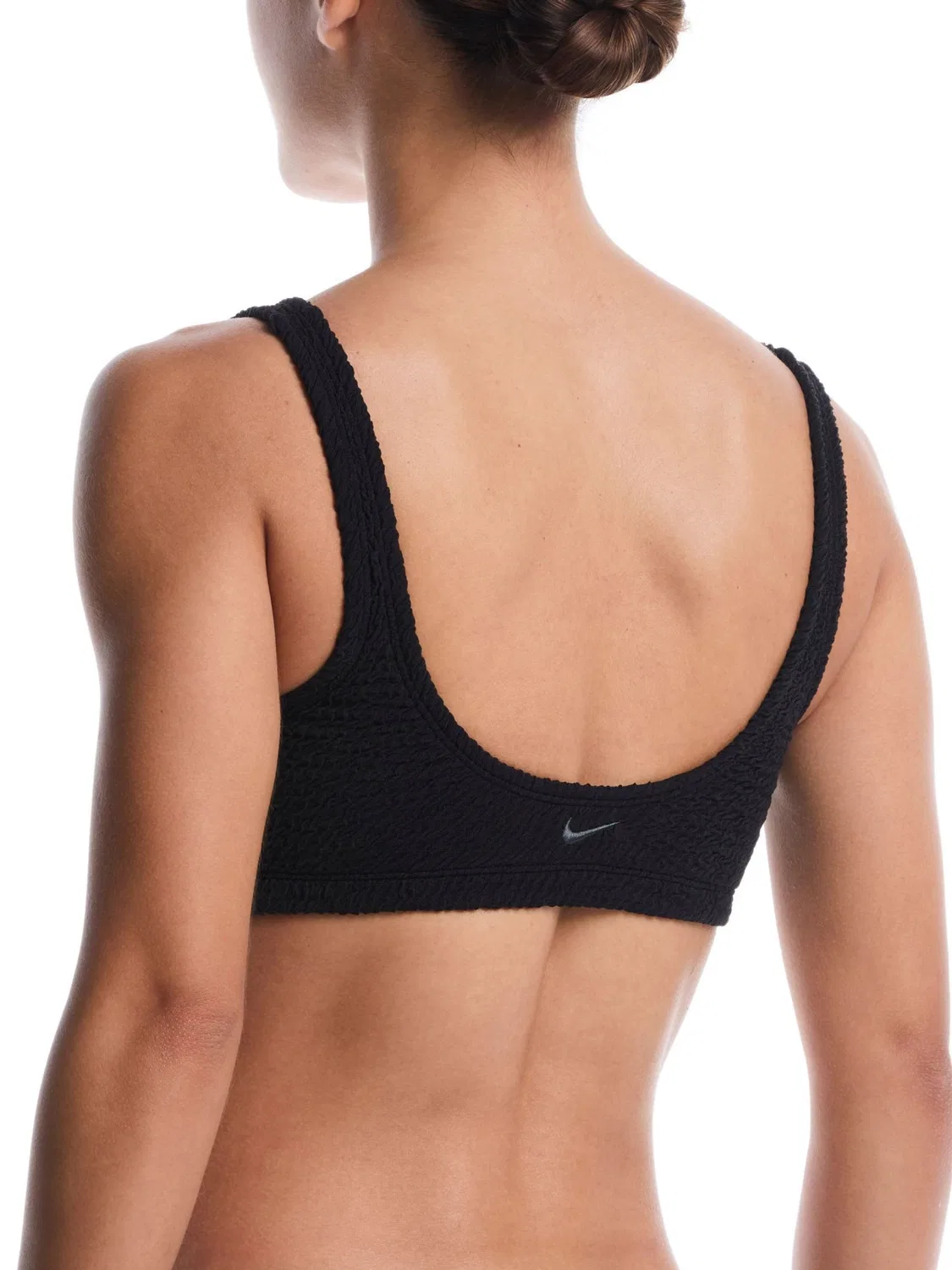 Топ-бралетт Nike Shoreline Pucker Textured Black — фото 2