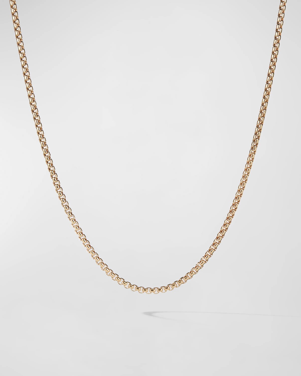 

Колье-цепочка Box из золота 18 карат, 2,7 мм David Yurman, цвет Gold