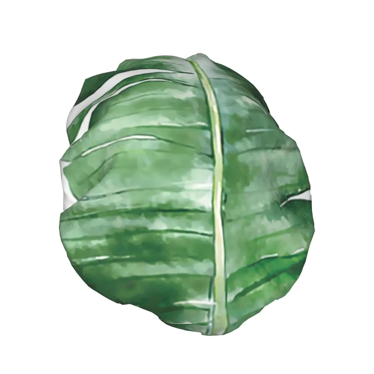 Шапочка для душа Watercolour Large Leaves Green Plant, Ahdyr, двойной слой, водонепроницаемая — фото 2