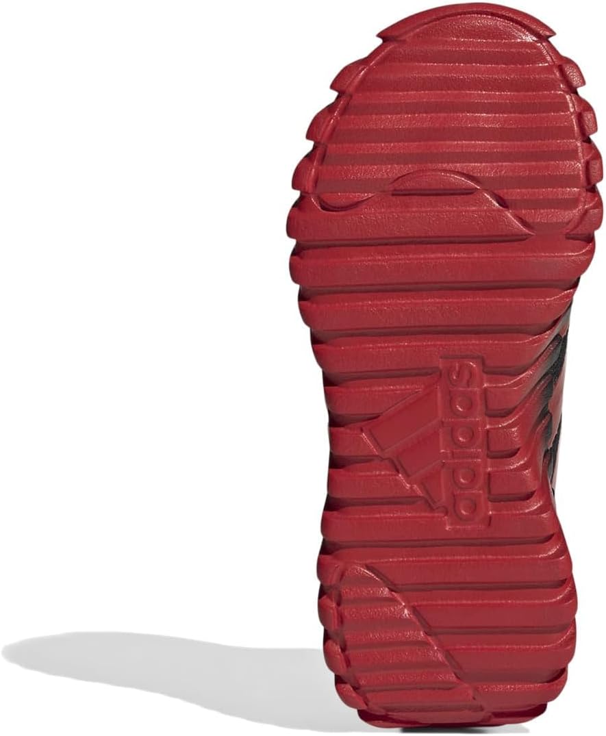 Детские кроссовки Adidas Kaptir Flow (унисекс), черный/алый — фото 3