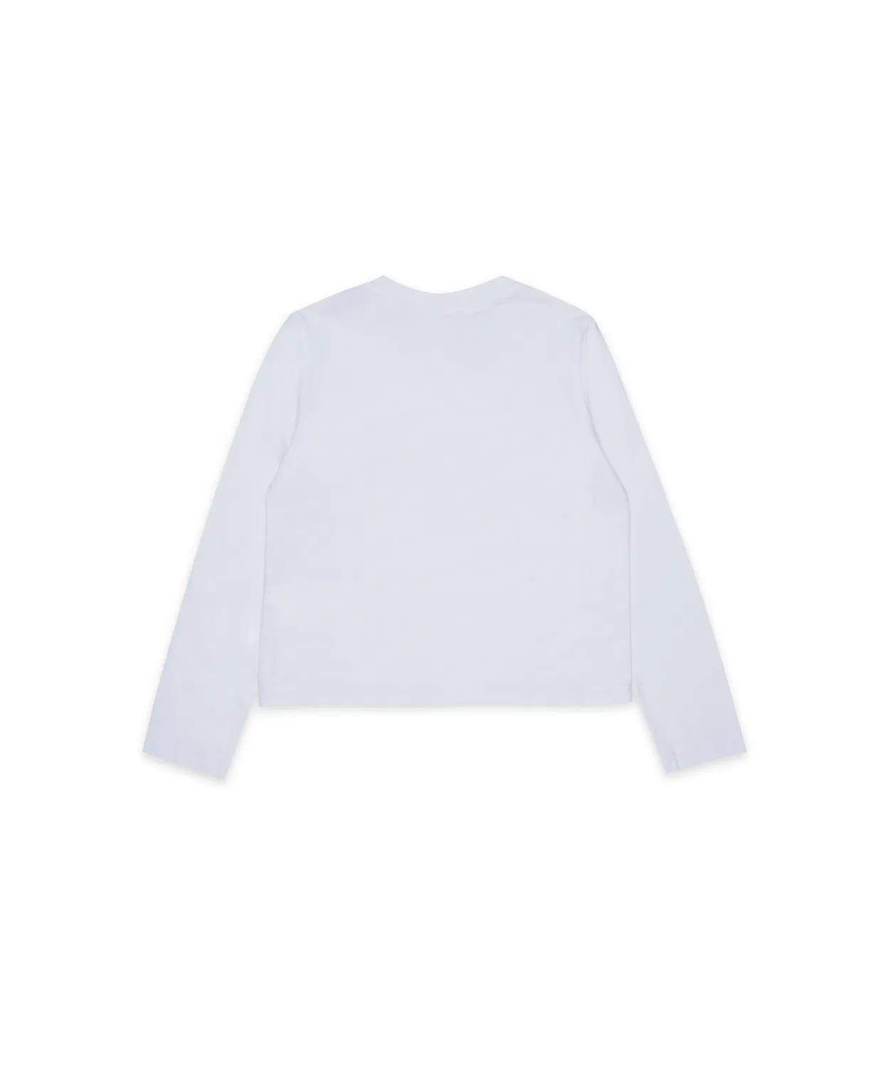 Детская футболка с длинным рукавомс вышивкой TLIBBY DIESEL, White — фото 2