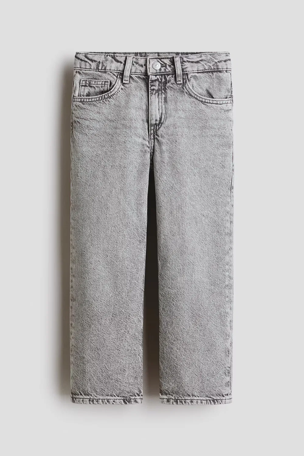 Джинсы свободного кроя H&M, Helles Denimgrau