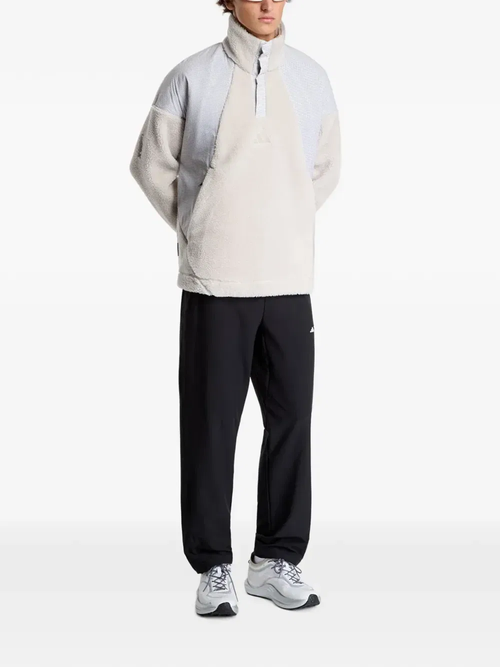 Свитер Terrex Xploric Climawarm из длинноворсового флиса Adidas, бежевый — фото 2