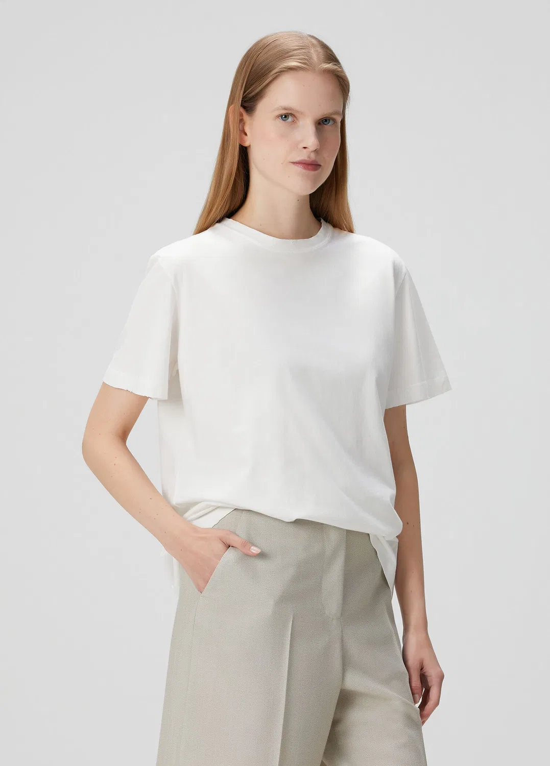 Футболка Regular Fit Golden Goose, кремовый — фото 3