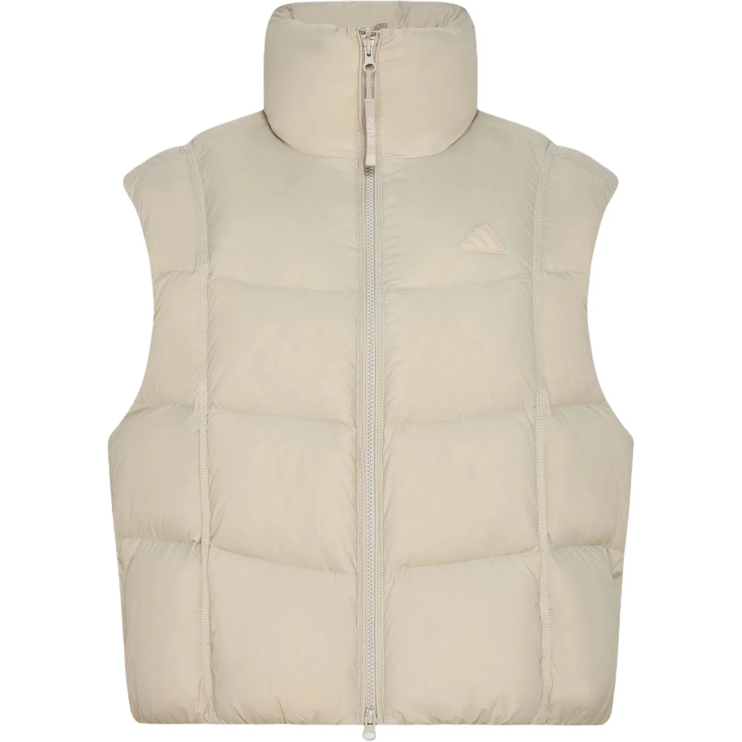 Женский жилет с воротником-стойкой Miracle Bauxite Brown/Dark Silver Gray Adidas, Miracle Bauxite Brown/Dark Silver Gray