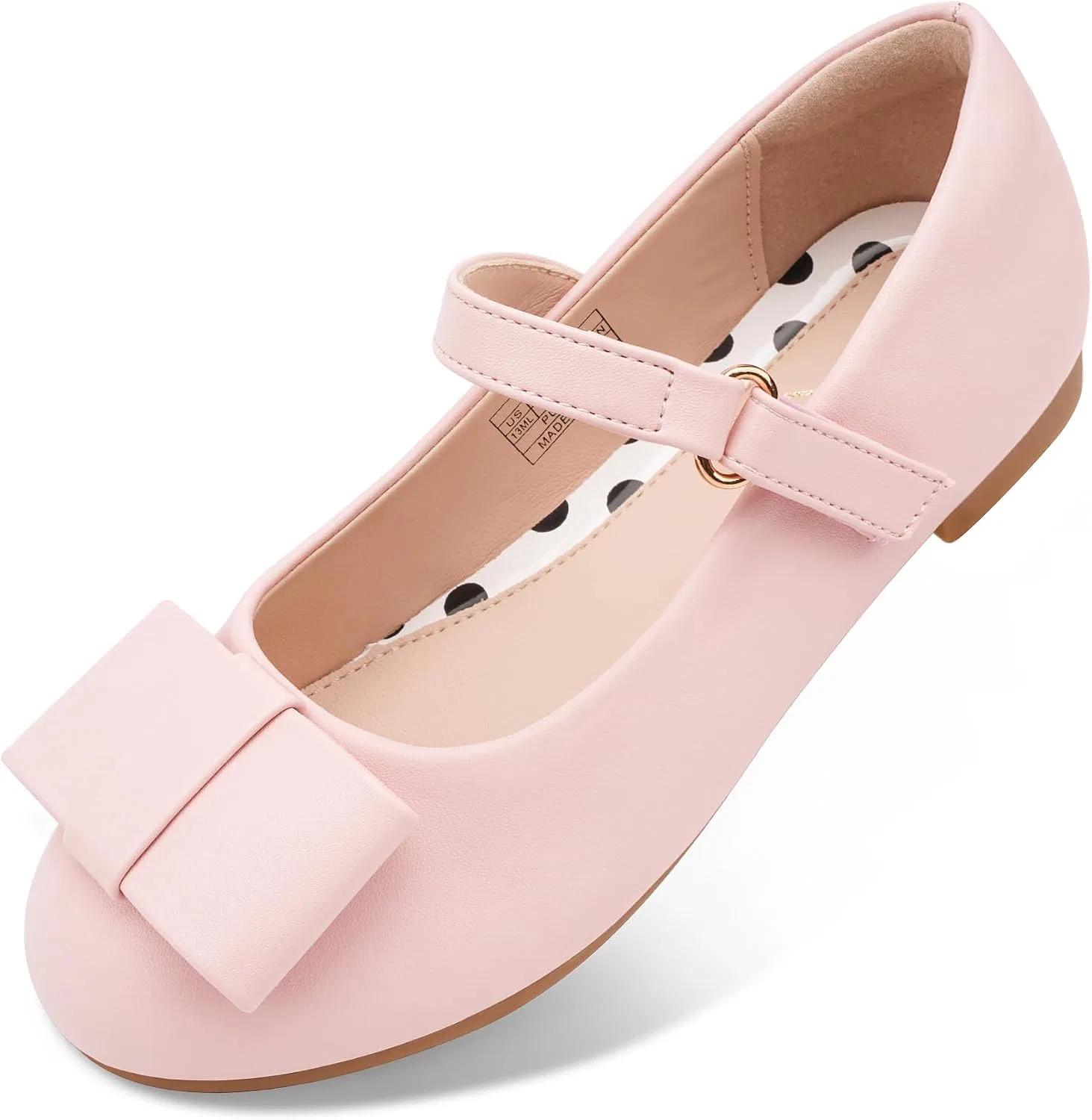 Детские туфли Мэри Джейн для девочек с бантом Stelle, Pink