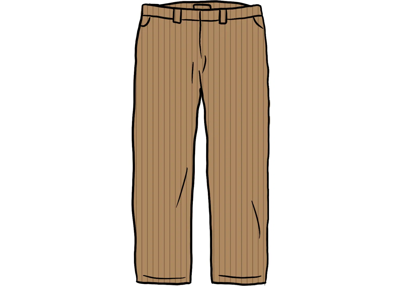 Мужские брюки с принтом Supreme Pant (SS21), Brown Stripe