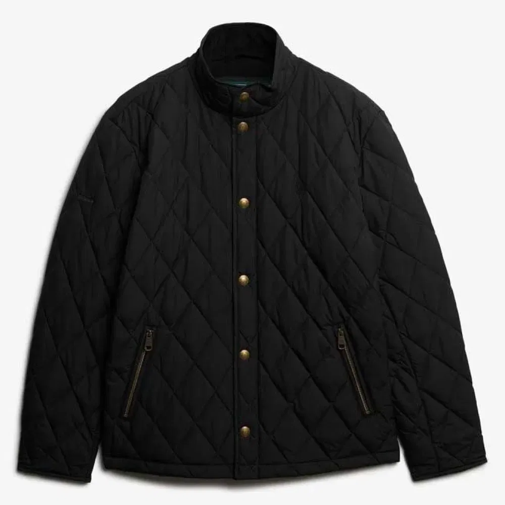 Куртка стеганая Estate Country Superdry, черный — фото 3