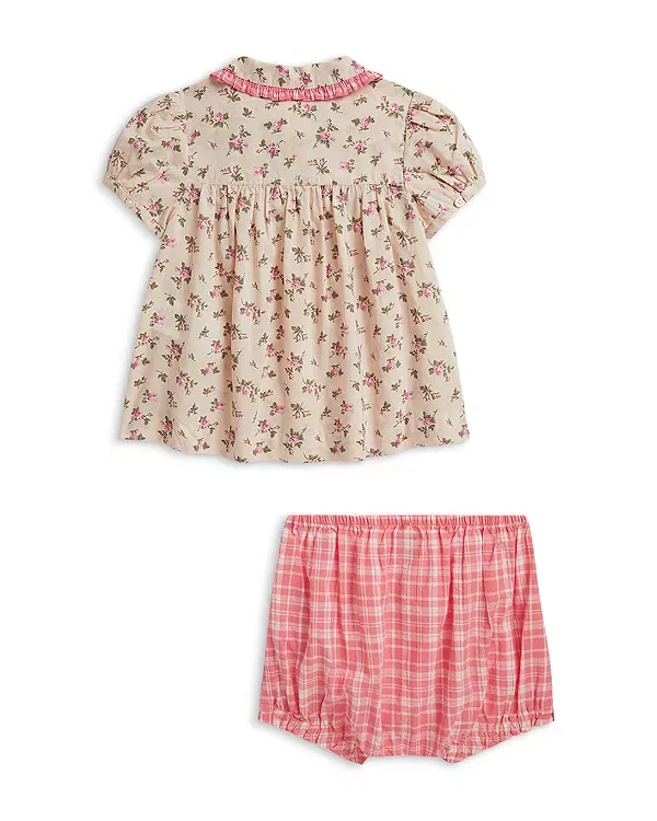 Детское платье для девочек хлопковое с принтом Lake Days Quote Ralph Lauren, Beatty Floral — фото 2