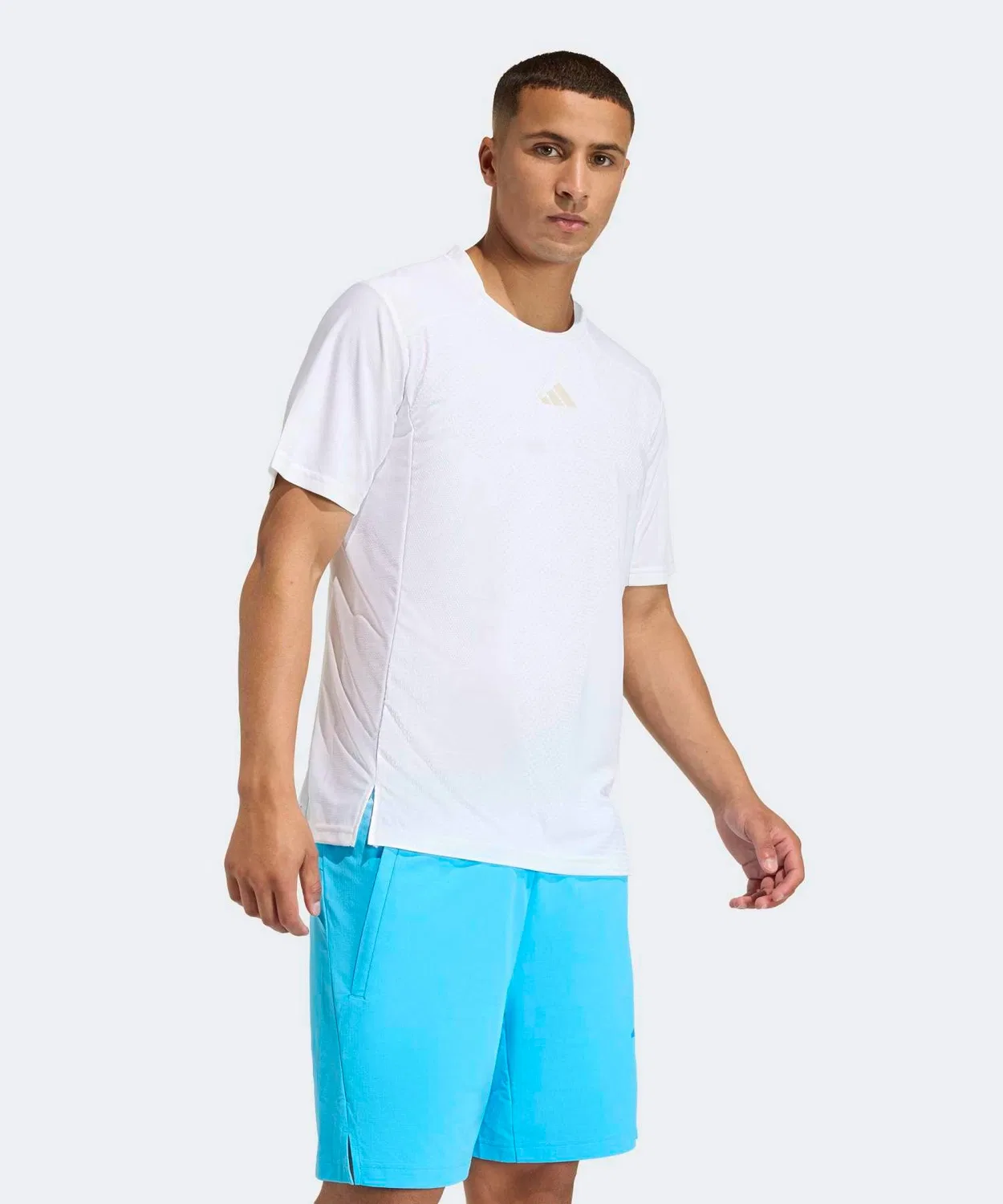 Мужская футболка с коротким рукавом Climacool 3D T-shirt Adidas, White