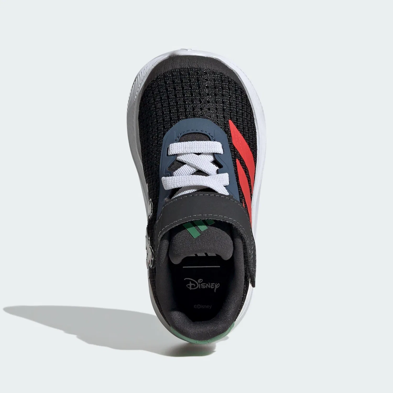 Детские кроссовки с принтом Mickey and Friends Adidas, Carbongrau Hellrot Gelb — фото 3