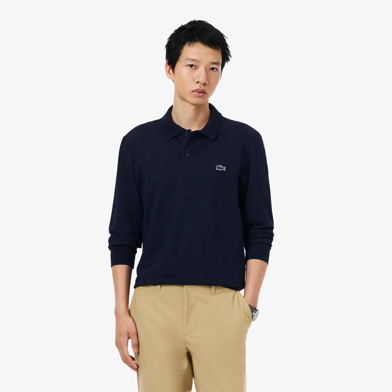 Поло мужское с коротким рукавом Lacoste, Dunkelblau