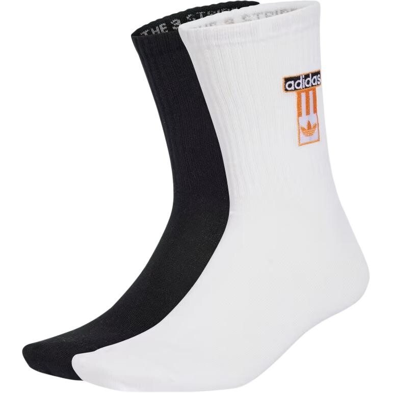 

Носки Adidas Originals Adibreak Crew Socks 2 Pairs, белый/черный