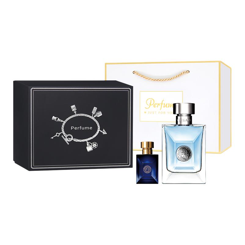

Классический одноименный мужской парфюм 30 мл/50 мл + 5 мл + коробка Versace, namesake 50ml + dylan male 5ml черный gift box