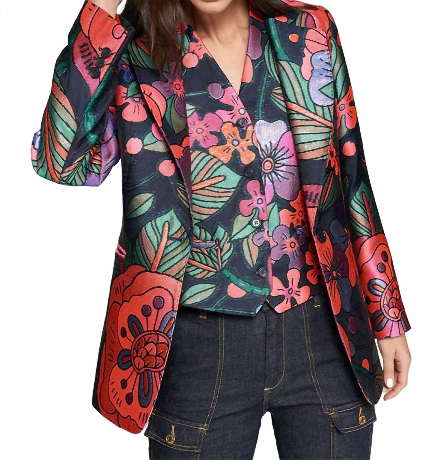 

Куртка Rock в цветочном жаккарде Vilagallo, Floral Jacquard