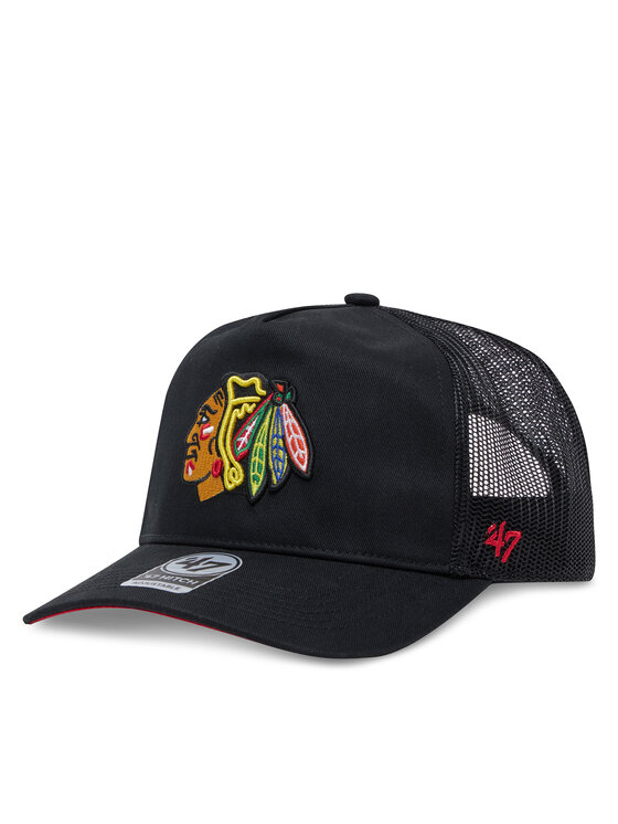 

Бейсболка NHL Chicago Blackhawks Mesh '47 HITCH H-MSHTC04GWP 47 Brand, черный