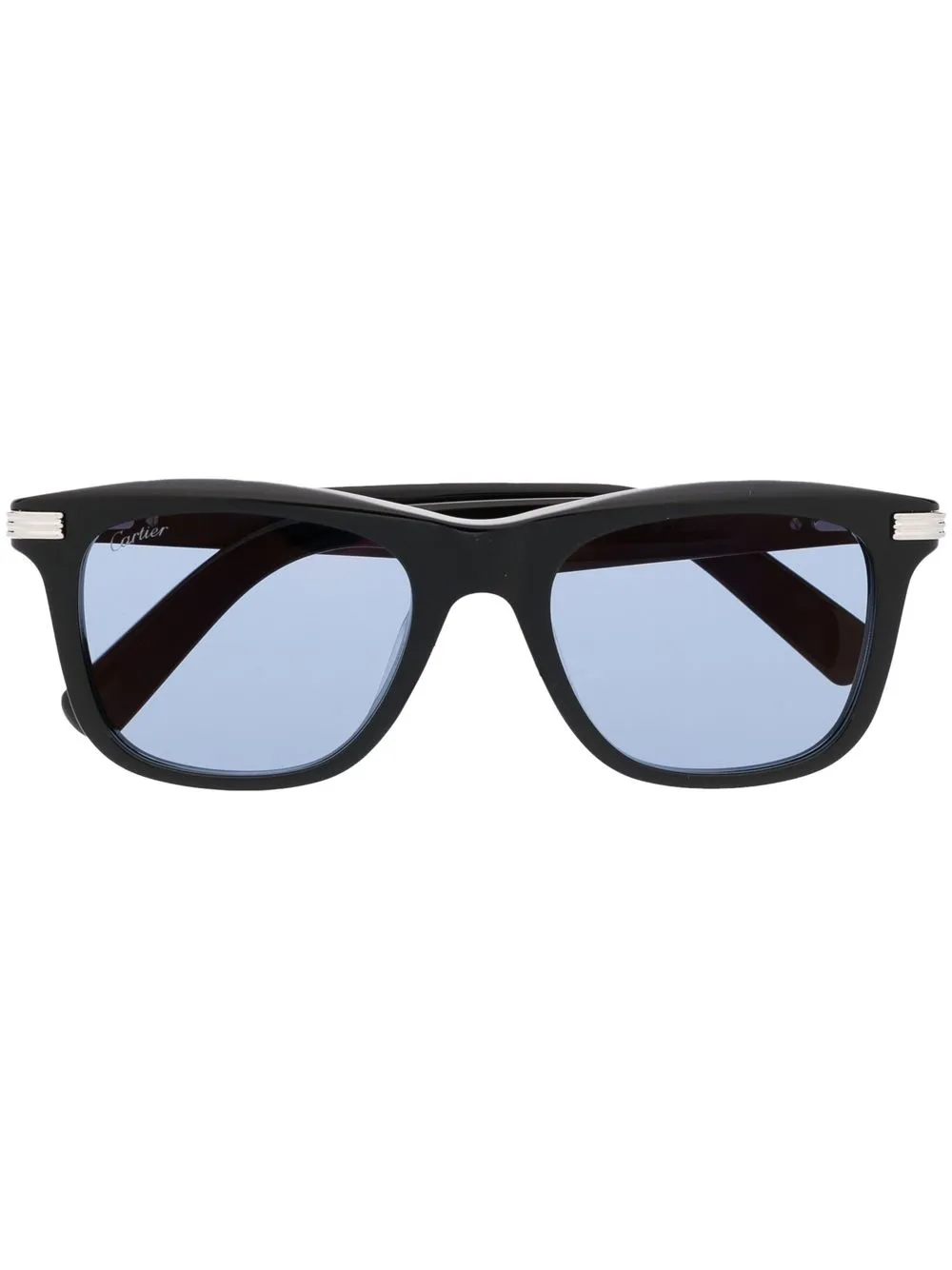 

Солнцезащитные очки в квадратной оправе Cartier, черный