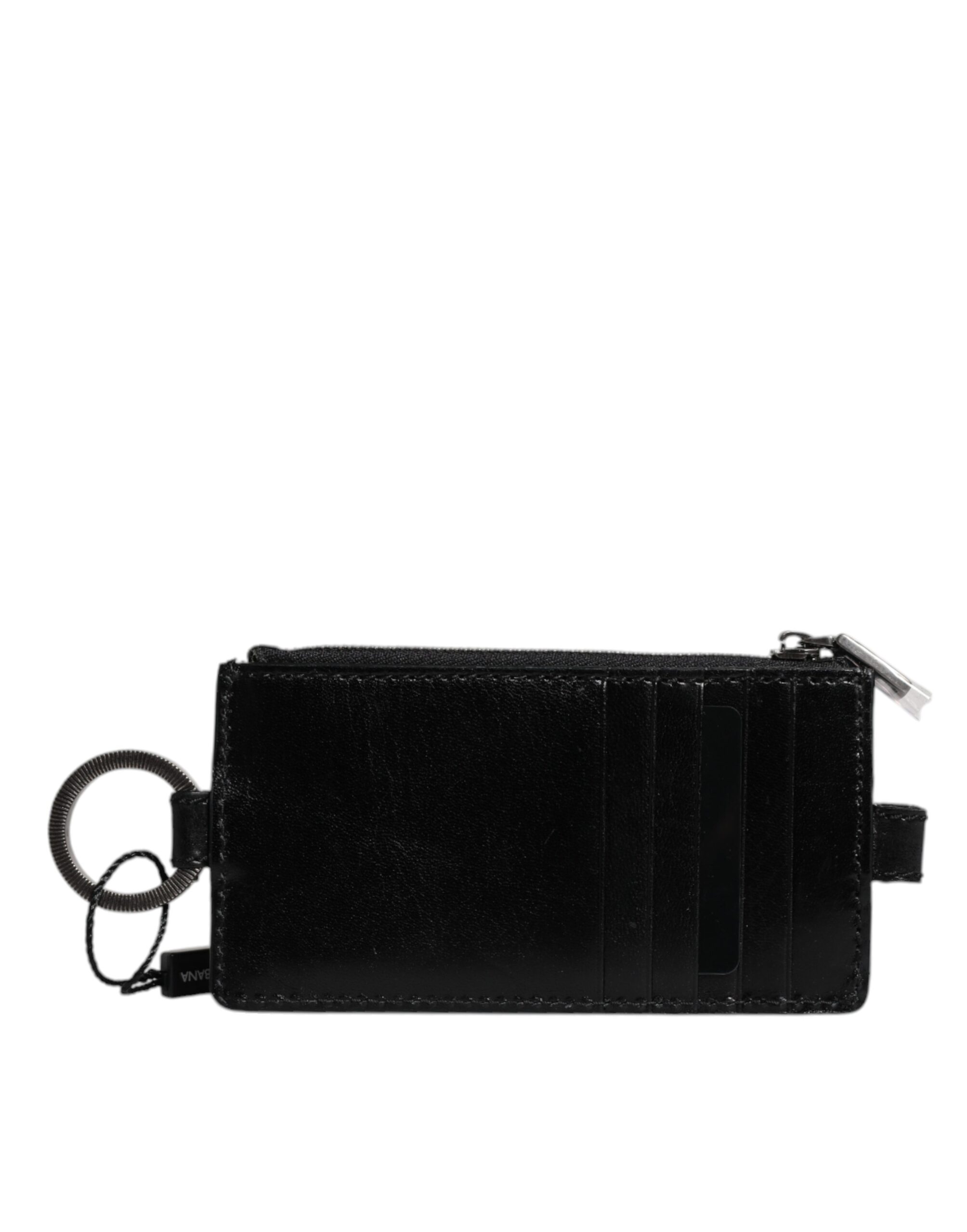 

Кошелек-держатель для карт с логотипом из кожи Black Horse Dolce & Gabbana