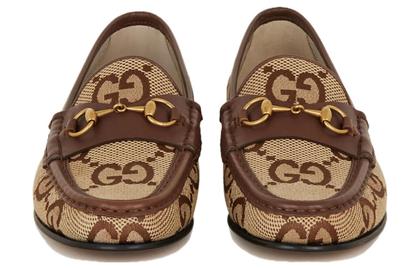 Кроссовки 1953 loafer with horsebit 'camel ebony' Gucci, коричневый — фото 3