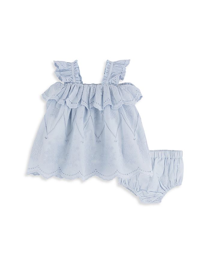 

Платье с люверсами и комплект трусиков для девочек - Baby Miniclasix, синий