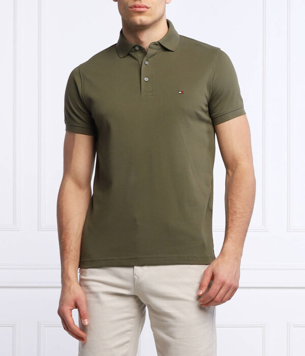 

Рубашка поло 1985 г. Slim fit Tommy Hilfiger, серый