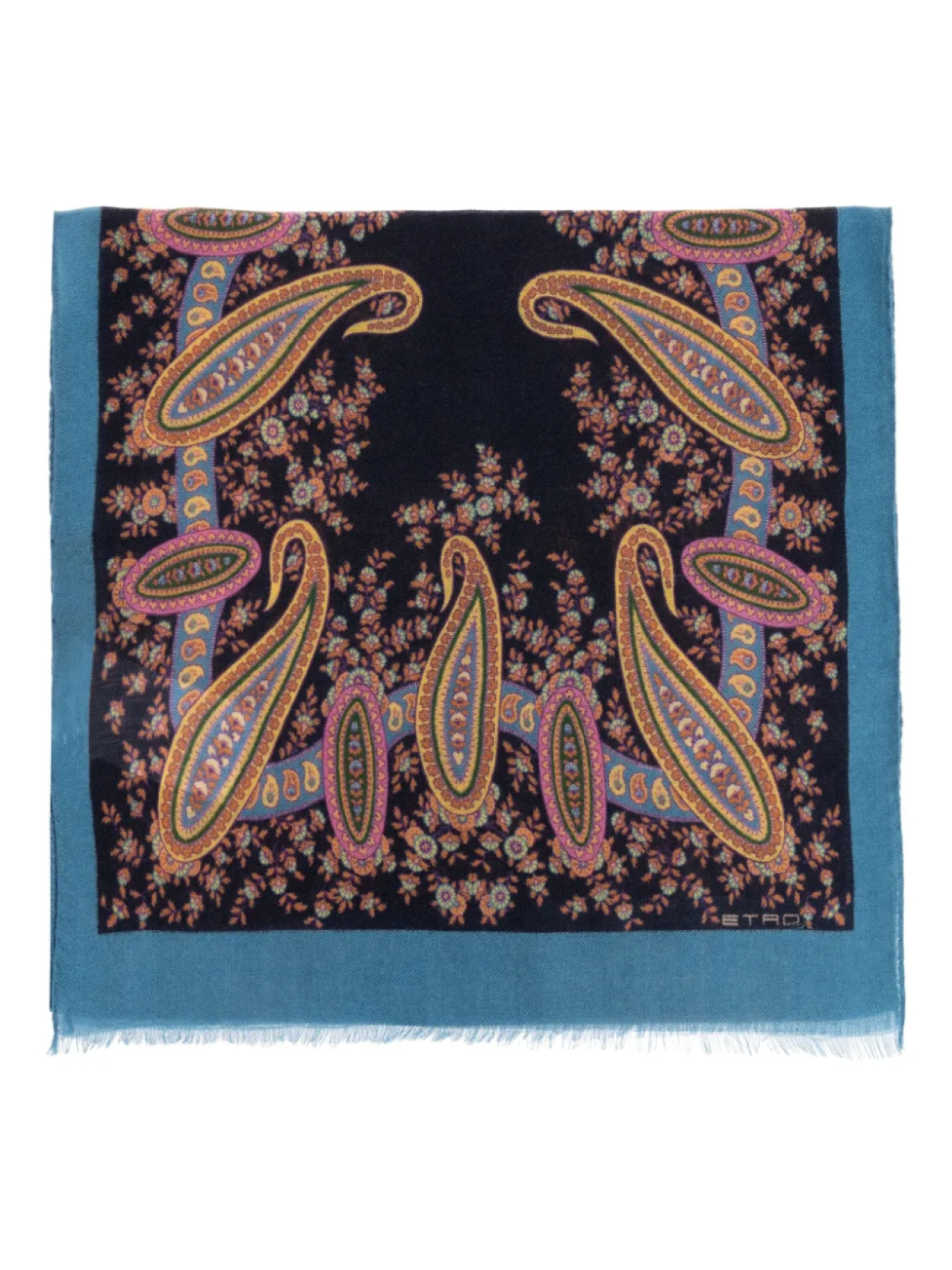 

Шарф с узором пейсли ETRO, черный