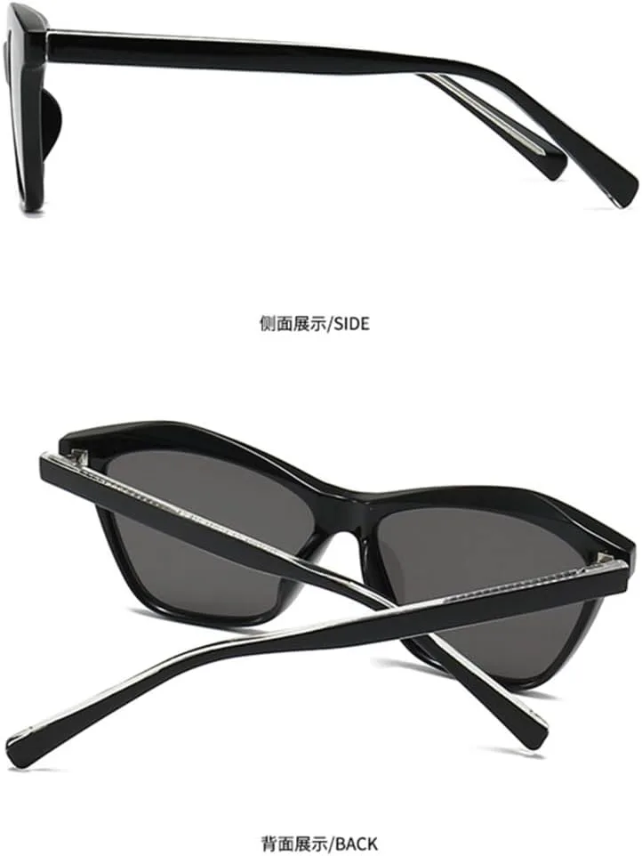 

Солнцезащитные очки Polygon Cat Eye для женщин, ретро-градиентные, с защитой от УФ-излучения UV400; солнцезащитные очки для мужчин, двухцветные generic, C1-12052