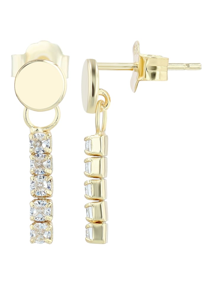 

Adeliás Женский кулон из серебра 925 пробы с фианитами в золотой оправе