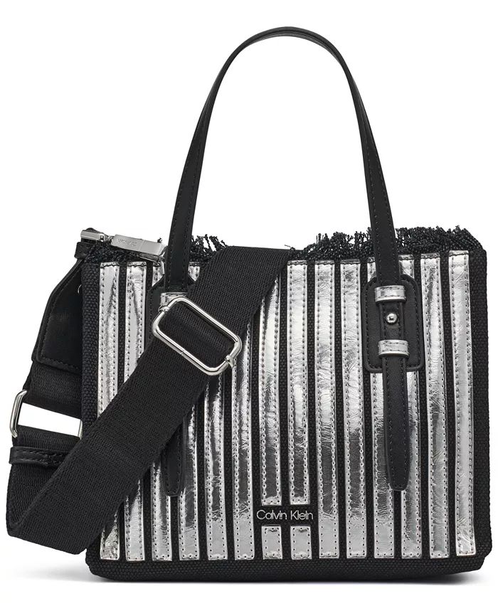 

Современная мини-сумка Essentials Pieced Metallic Calvin Klein, мультиколор