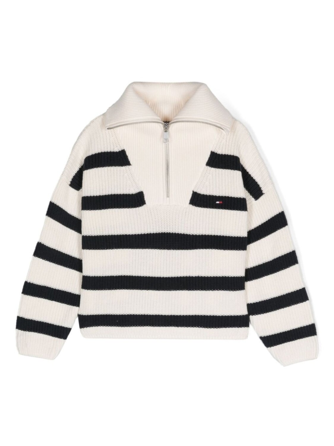 

Джемпер в полоску Tommy Hilfiger Junior, нейтральный цвет