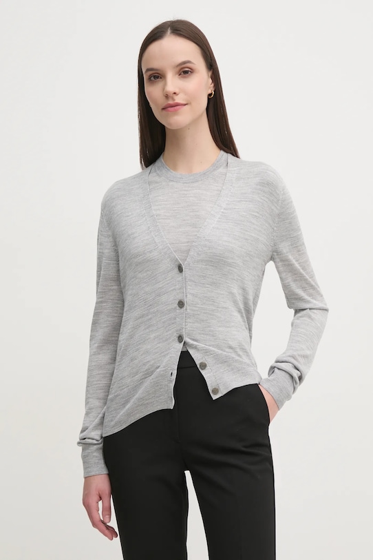 

Кардиган с добавлением шерсти Calvin Klein, серый