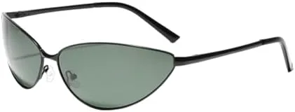 

Солнцезащитные очки унисекс «кошачий глаз» в стиле ретро для женщин, металлическая оправа, мужские зеленые и коричневые солнцезащитные очки MTZJH, Black With Green