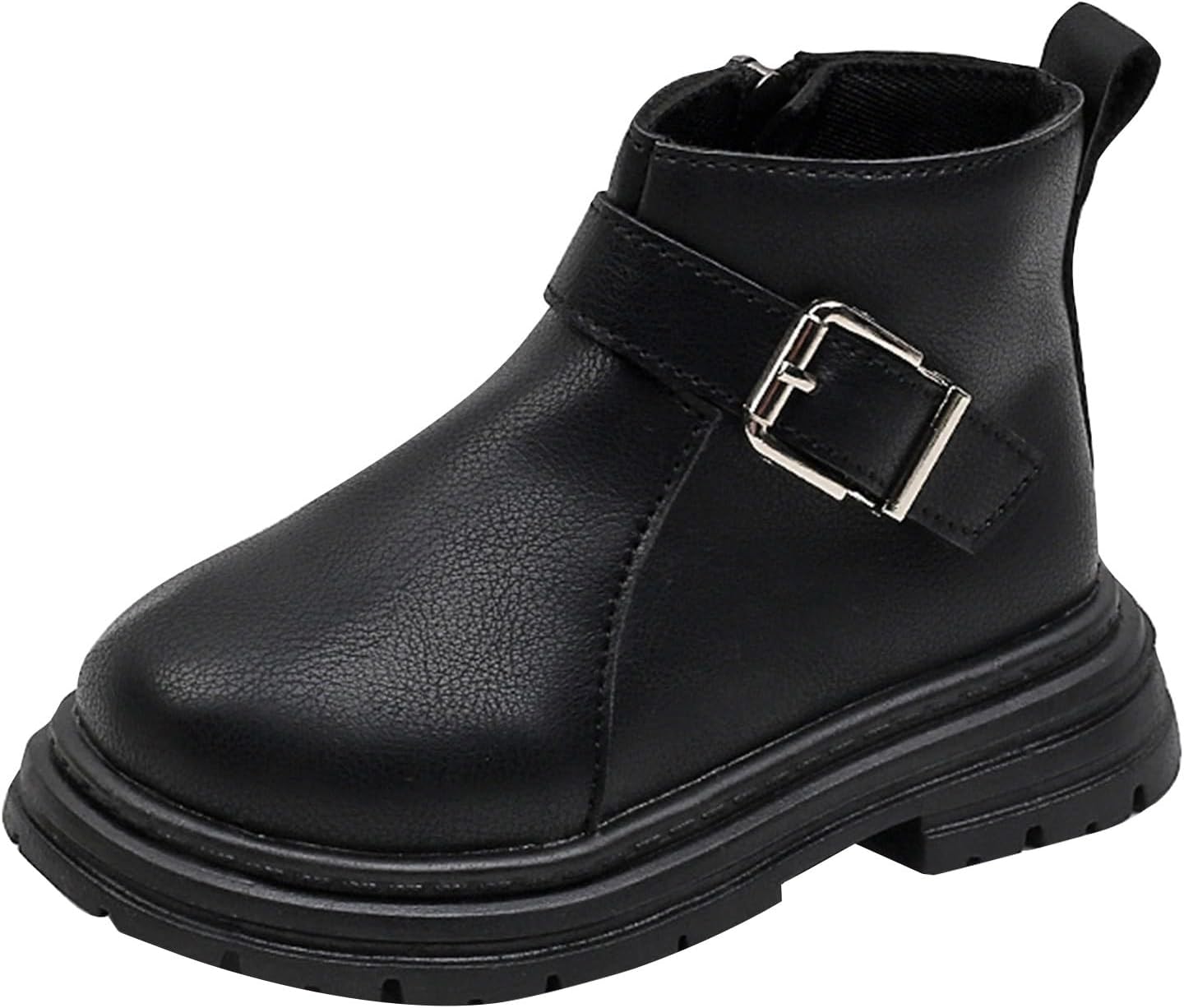 

Детские ботинки IWIHMIV для девочек, ботильоны, детские уличные удобные ботильоны, ботинки для верховой езды, нескользящие ботильоны, ботинки для малышей девочек, Black3