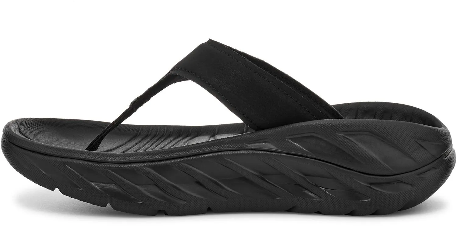 ORA Recovery Женские шлепанцы HOKA, Black/Dark Gull Gray — фото 2