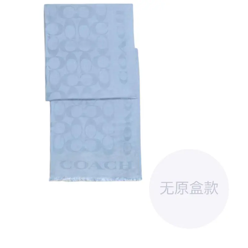 

COACH Шелковый платок 55% Unisex Blue