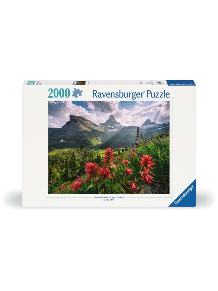 

Пазл Ravensburger, 2000 деталей, «Нетронутые горы» в цвете
