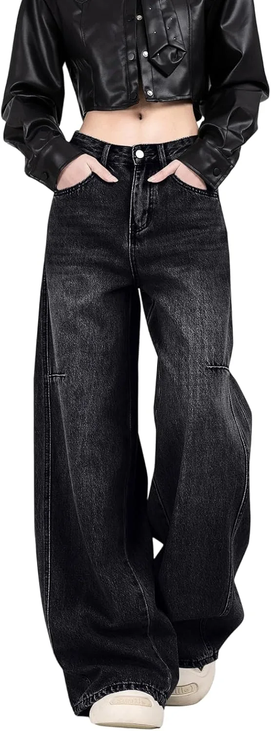 

Джинсы Baggy Women Loose Fit High Waisted Wide Leg