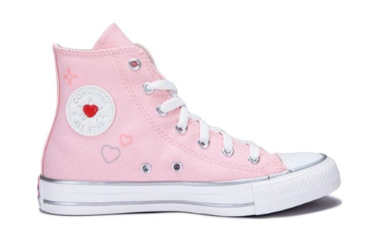 Детские парусиновые туфли Converse GS, Pink — фото 2
